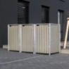 Hide Coffre de jardin Bois Gris