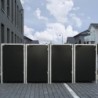 Hide Coffre de jardin Aluminium Noir