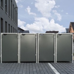 Hide Coffre de jardin Aluminium Gris
