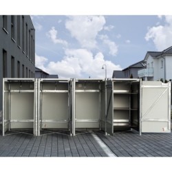 Hide Coffre de jardin Aluminium Gris