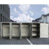 Hide Coffre de jardin Aluminium Gris