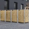 Hide Coffre de jardin Bois Marron
