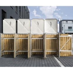 Hide Coffre de jardin Bois Marron