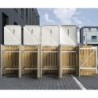 Hide Coffre de jardin Bois Marron