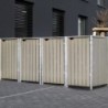 Hide Coffre de jardin Bois Gris