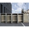 Hide Coffre de jardin Bois Gris