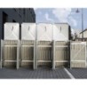 Hide Coffre de jardin Bois Gris