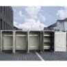 Hide Coffre de jardin Aluminium Gris