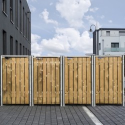 Hide Coffre de jardin Bois Marron