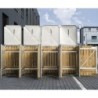 Hide Coffre de jardin Bois Marron