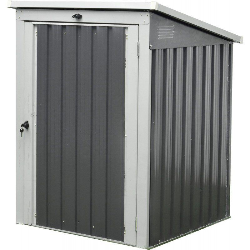 Westmann Coffre de jardin Acier galvanisé Gris 1.05m² Westmann Coffre de jardin Acier galvanisé Gris 1.05m²