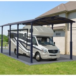 Canopia by Palram Carport Aluminium Gris 31m²