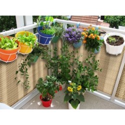 Rattan Art Brise-vue HDPE 11 coloris au choix 4.5m²