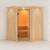 Karibu Sauna traditionnel Bois massif Bois naturel