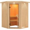 Karibu Sauna traditionnel Bois massif Bois naturel