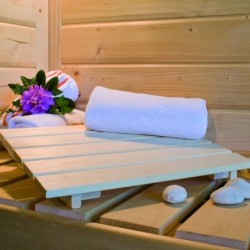 Karibu Sauna traditionnel Bois massif Bois naturel