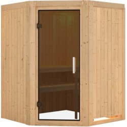 Karibu Sauna traditionnel Bois massif Bois naturel
