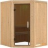Karibu Sauna traditionnel Bois massif Bois naturel