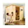 Karibu Sauna prêt à brancher Bois massif Bois naturel