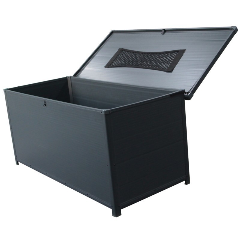 Jôbu Coffre de jardin Polypropylène Gris Jôbu Coffre de jardin Polypropylène Gris