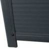 Jôbu Coffre de jardin Polypropylène Gris