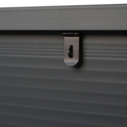 Jôbu Coffre de jardin Polypropylène Gris