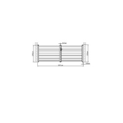 X-Metal Portails en aluminium Aluminium Anthracite