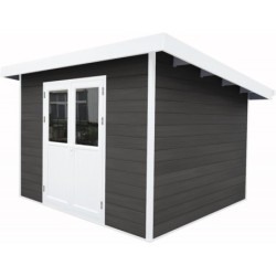 Woodlife Garden Abris de jardin en composite Composite Gris 9.12m²