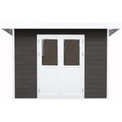 Woodlife Garden Abris de jardin en composite Composite Gris 9.12m²