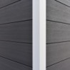 Woodlife Garden Abris de jardin en composite Composite Gris 9.12m²