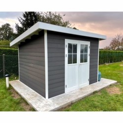 Woodlife Garden Abris de jardin en composite Composite Gris 9.12m²
