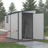 Jôbu Abri de jardin résine Polypropylène Gris 3,55m²