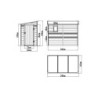 Jôbu Abri de jardin résine Polypropylène Gris 3,55m²