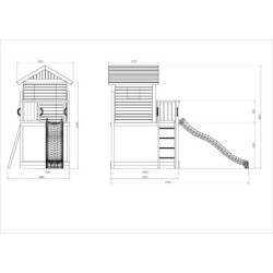 Fungoo Stations de jeux Bois massif