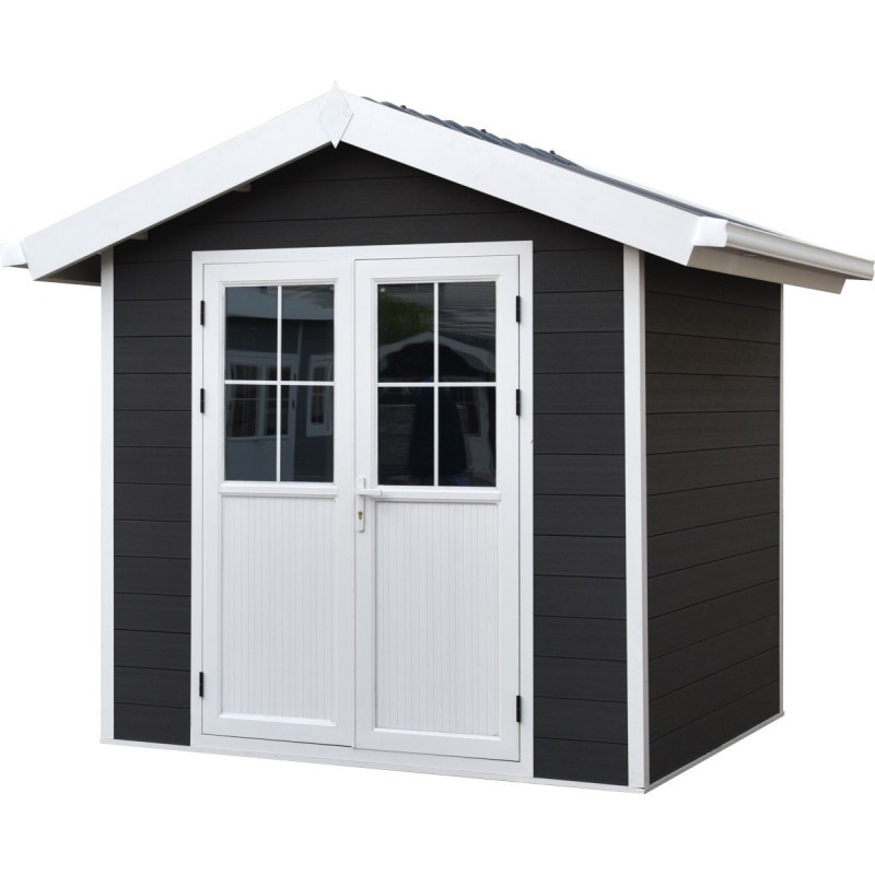 Woodlife Garden Abris de jardin en composite Composite Gris 4.77m² Woodlife Garden Abris de jardin en composite Composite Gris 4.77m²