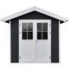 Woodlife Garden Abris de jardin en composite Composite Gris 4.77m²