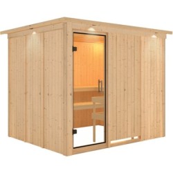 Karibu Sauna traditionnel Bois massif Bois naturel