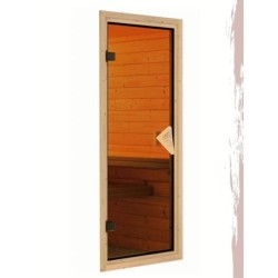 Karibu Sauna traditionnel Bois massif Bois naturel