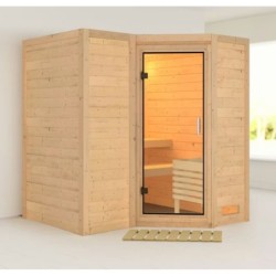 Karibu Sauna traditionnel Bois massif Naturel