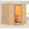 Karibu Sauna traditionnel Bois massif Naturel