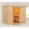 Karibu Sauna traditionnel Bois massif Bois naturel