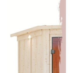 Karibu Sauna traditionnel Bois massif Bois naturel