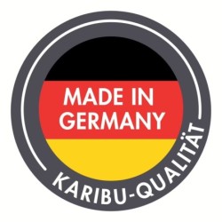 Karibu Sauna traditionnel Bois massif Bois naturel