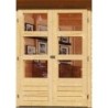 Karibu Abri de jardin bois 10 à 15 m² Bois massif Marron 6.25m²
