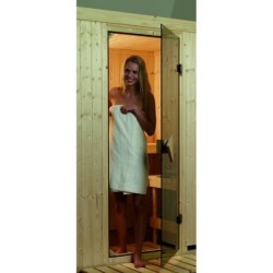 Karibu Sauna prêt à brancher Bois massif Bois naturel