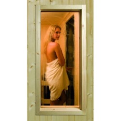 Karibu Sauna prêt à brancher Bois massif Bois naturel