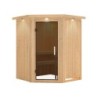 Karibu Sauna prêt à brancher Bois massif Bois naturel