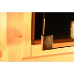 Karibu Sauna prêt à brancher Bois massif Bois naturel