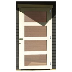 Karibu Abri de jardin bois 10 à 15 m² Bois massif Gris