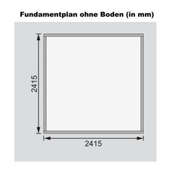 Karibu Abri de jardin bois 5 à 10 m² Bois massif Marron 6m²